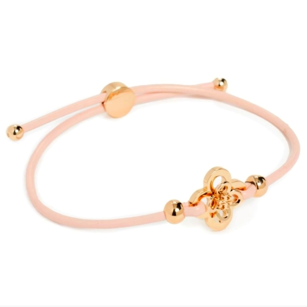 #01290A Tory Burch® Sliding Leather Bracelet - Picture 1 of 2